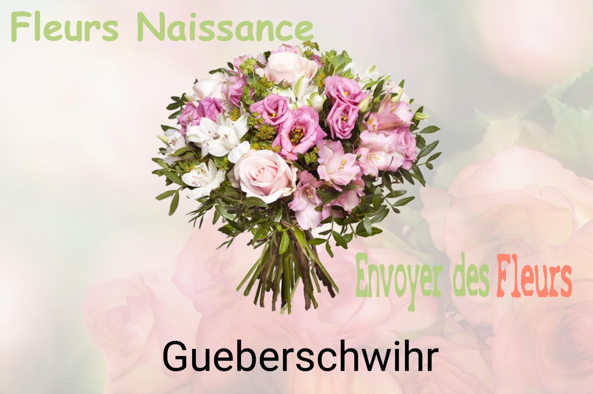 Bouquet de fleurs de naissance livré à Gueberschwihr
